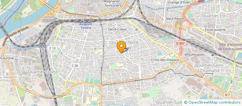 localisation de l'entreprise POMMEN  AVIGNON