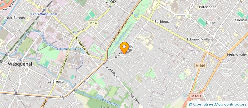 localisation de l'entreprise POMMERAIE  CROIX