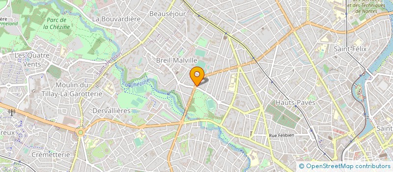 localisation de l'entreprise POMMERAYE FINANCES à NANTES