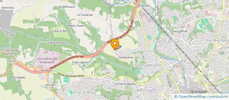 localisation de l'entreprise POMMERAYE RECORDS à QUIMPER