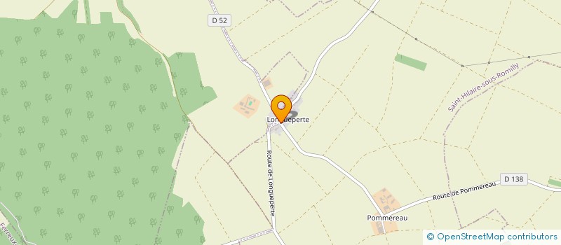 localisation de l'entreprise POMMEREAU ACTIVITES  SAINT-HILAIRE-SOUS-ROMILLY