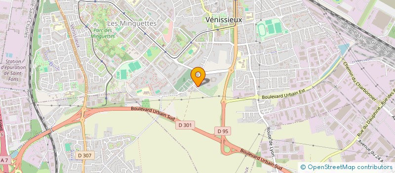 localisation de l'entreprise POMMEROL  VENISSIEUX