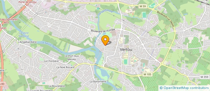 localisation de l'entreprise POMMEROL INVEST  VERTOU