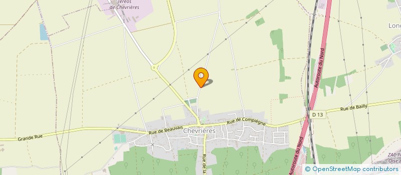 localisation de l'entreprise POMMERY PRODUCTIONS  CHEVRIERES