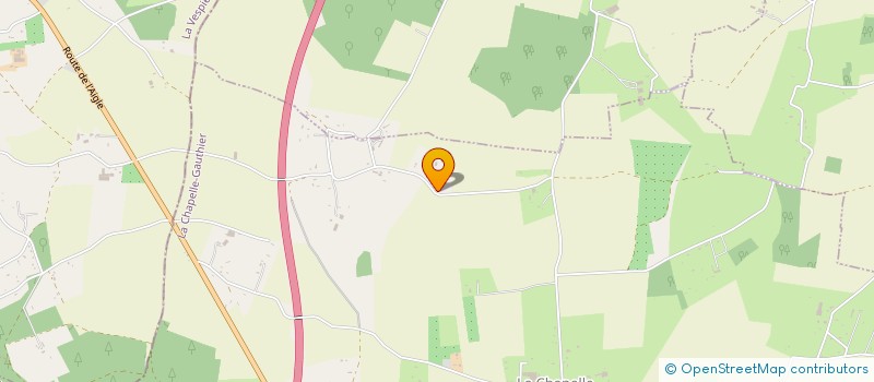 localisation de l'entreprise POMMES D'AMIS  LA CHAPELLE-GAUTHIER