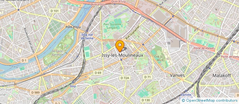 localisation de l'entreprise POMMI OFFICE à ISSY-LES-MOULINEAUX
