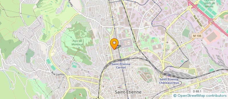 localisation de l'entreprise POMMIER à SAINT-ETIENNE