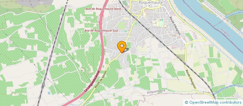 localisation de l'entreprise POMMIER  ROQUEMAURE