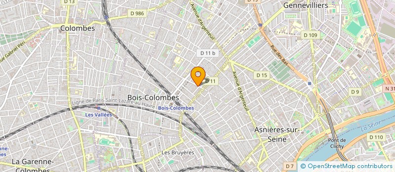 localisation de l'entreprise POMMIER à BOIS-COLOMBES