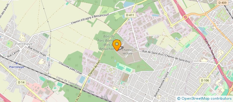 localisation de l'entreprise POMMIER EVOLUTION  BEAUCHAMP