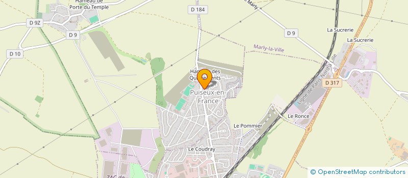 localisation de l'entreprise POMMIER IT CONSEILS  PUISEUX-EN-FRANCE