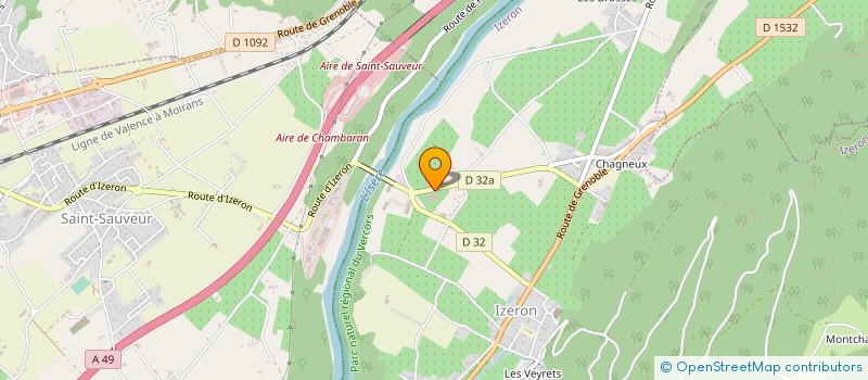 localisation de l'entreprise POMMIER IZERON à IZERON