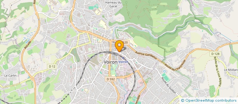 localisation de l'entreprise POMODORO  VOIRON