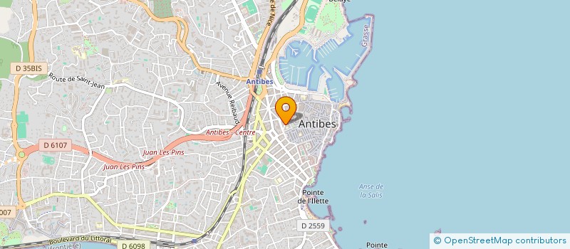 localisation de l'entreprise POMODORO IMPEX à ANTIBES