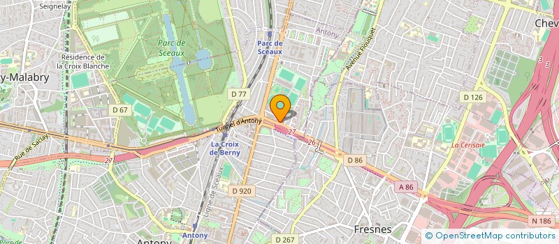 localisation de l'entreprise POMONA INNOVATION INVESTISSEMENT à ANTONY