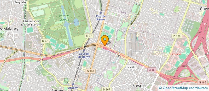 localisation de l'entreprise POMONA PARTICIPATION à ANTONY