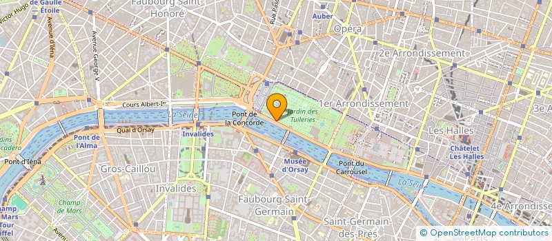 localisation de l'entreprise POMONE à PARIS 01