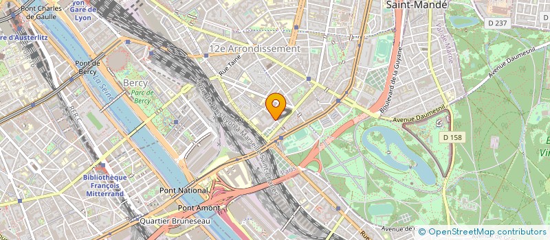 localisation de l'entreprise POMONE SAS  PARIS