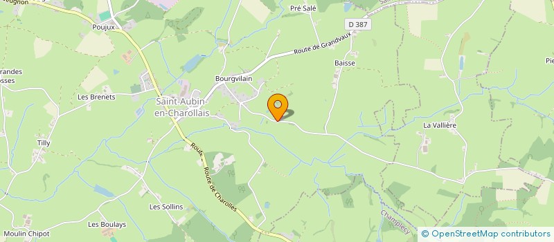 localisation de l'entreprise POMOVA  SAINT-AUBIN-EN-CHAROLLAIS