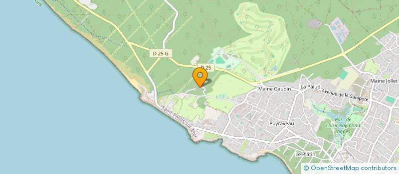 localisation de l'entreprise POMP'ELEC  SAINT-PALAIS-SUR-MER