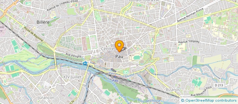 localisation de l'entreprise POMPADOUR SARL à PAU
