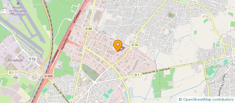 localisation de l'entreprise POMPAGE BETON LOZANO  PERPIGNAN