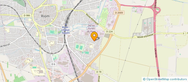 localisation de l'entreprise POMPAGE PN 63  RIOM