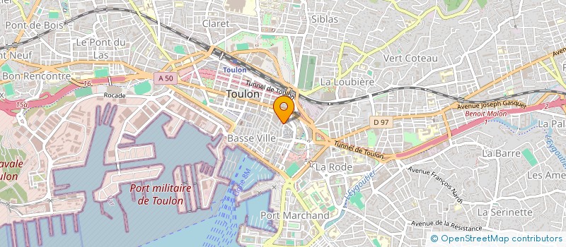 localisation de l'entreprise POMPANO  TOULON