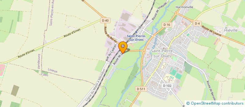 localisation de l'entreprise POMPANON-LETELLIER  SAINT-PIERRE-EN-AUGE