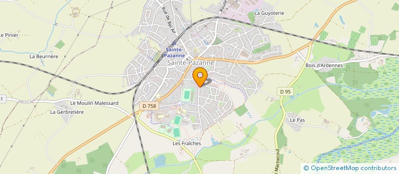 localisation de l'entreprise POMPAO à SAINTE-PAZANNE
