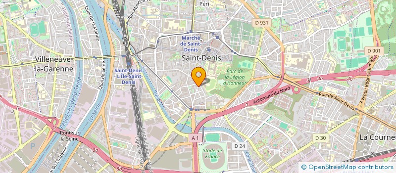 localisation de l'entreprise POMPEE ENTREPRISES à SAINT-DENIS