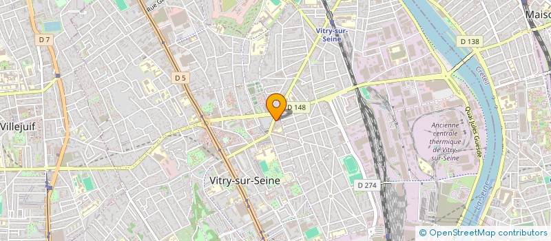 localisation de l'entreprise POMPEE HOLDING à VITRY-SUR-SEINE
