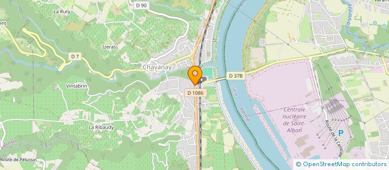 localisation de l'entreprise POMPEI  CHAVANAY