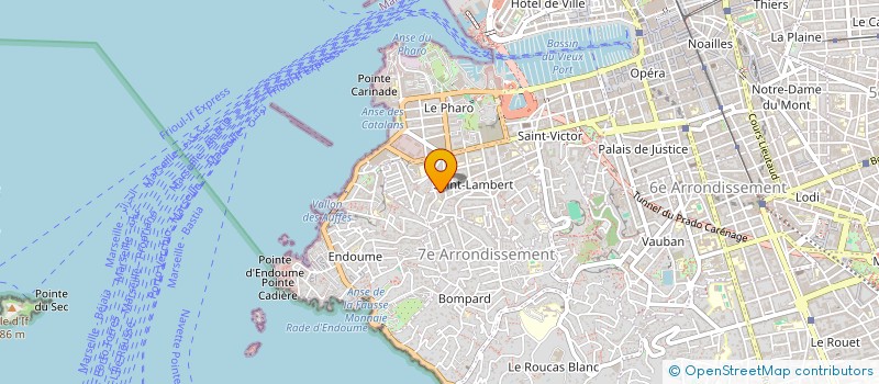 localisation de l'entreprise POMPEINE  MARSEILLE