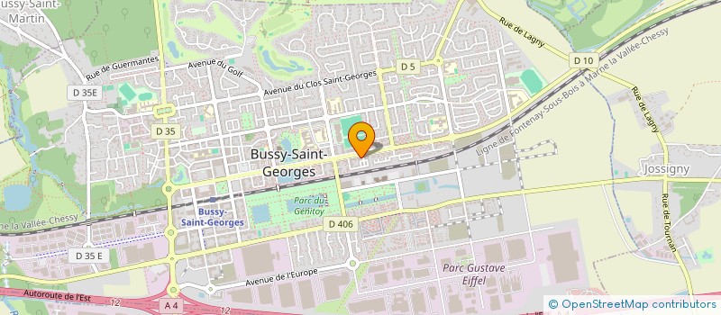 localisation de l'entreprise POMPEIRADJOU INGENIERIE ET SERVICES  BUSSY-SAINT-GEORGES