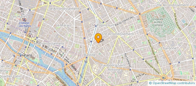 localisation de l'entreprise POMPES FUNEBRE INTERNATIONALE DA SILVA JACOB à PARIS