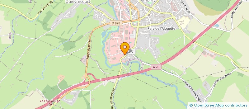 localisation de l'entreprise POMPES FUNEBRES ABRAHAM à NEUFCHATEL-EN-BRAY