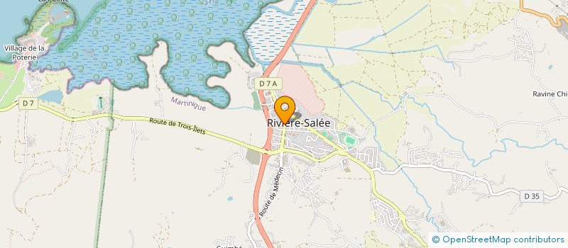 localisation de l'entreprise POMPES FUNEBRES AGARAT à RIVIERE-SALEE