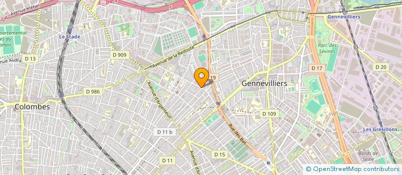 localisation de l'entreprise POMPES FUNEBRES AGREES à ASNIERES-SUR-SEINE