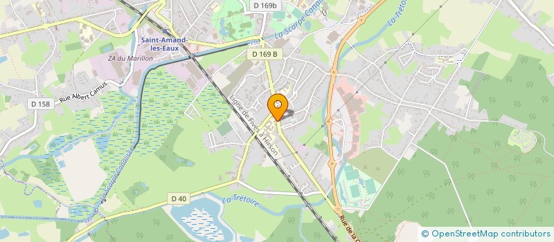 localisation de l'entreprise POMPES FUNEBRES AMANDINOISES  SAINT-AMAND-LES-EAUX