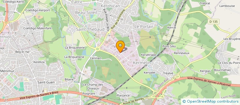 localisation de l'entreprise POMPES FUNEBRES AMBRE  SAINT-AVE