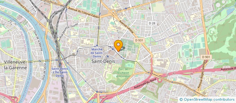 localisation de l'entreprise POMPES FUNEBRES AMETHYSTE INTERNATIONAL  SAINT-DENIS