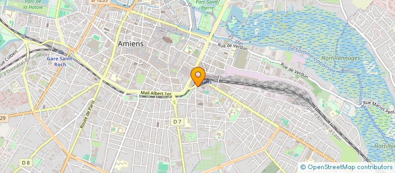 localisation de l'entreprise POMPES FUNEBRES AMIENOISES à AMIENS