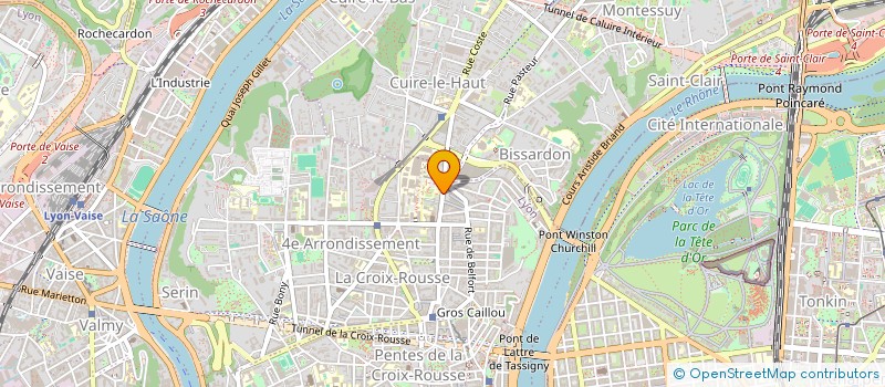 localisation de l'entreprise POMPES FUNEBRES ANDREA à LYON