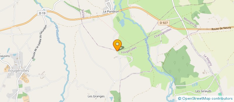 localisation de l'entreprise POMPES FUNEBRES ARDENTAISES à FOUGEROLLES