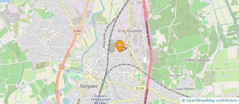 localisation de l'entreprise POMPES FUNEBRES ARMAND  SORGUES