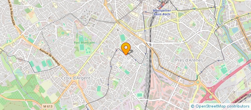 localisation de l'entreprise POMPES FUNEBRES ASWAD à MONTPELLIER