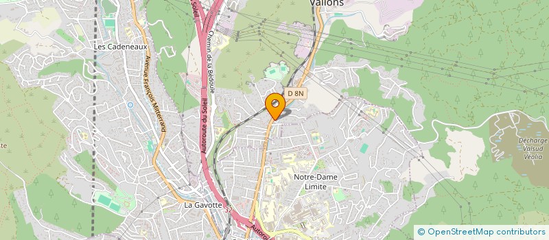localisation de l'entreprise POMPES FUNEBRES BALDASSANO à SEPTEMES-LES-VALLONS