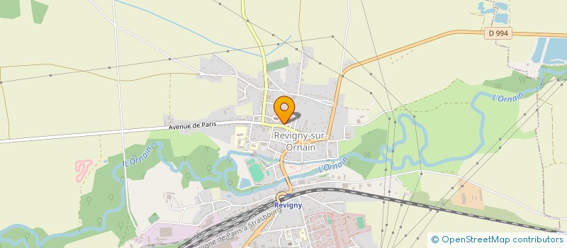 localisation de l'entreprise POMPES FUNEBRES BLOT à REVIGNY-SUR-ORNAIN