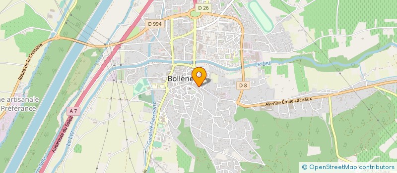 localisation de l'entreprise POMPES FUNEBRES BOLLENOISES ETABLISSEMENTS VALVERDE à BOLLENE